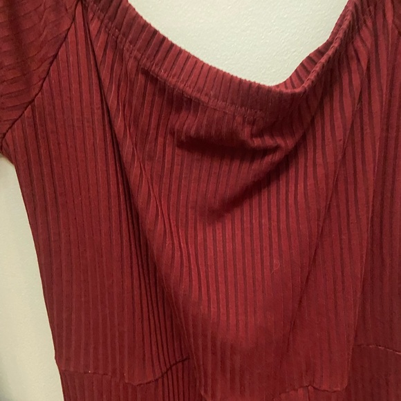 LU NYC Womens maroon mini dress size 3X - Picture 4 of 7